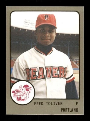 1988 Procards Portland Beavers 664 Fred Toliver BXCP24 - Image 1 of 2