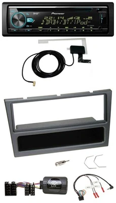 Pioneer MP3 Lenkrad CD USB DAB Autoradio für Opel Agila Corsa C Omega schwarz - Bild 1 von 4