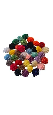 20-Packed Baby Girls Hair Bows Clips- Grosgrain Multicolor  - Image 1 of 4