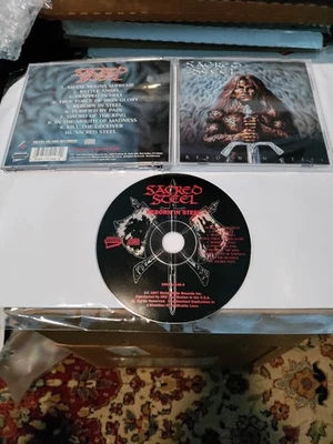 Sacred Steel Reborn In Steel Cd Rare Iced Earth Hammerfall Manowar Cirith Ungol  - Image 1 of 2