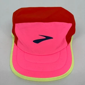 Brooks Lightweight Running Hat Adult One Size Mulitcolor Stretch Logo - Picture 1 of 6