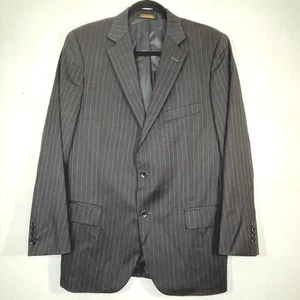 Brooks Brothers Men’s Classic Striped Suits & Blazers Charcoal Size 40R Wool - Picture 1 of 14