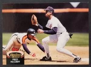 Fred McGriff 1992 Topps Stadium Club Baseball Card #580 (NM) - Picture 1 of 2