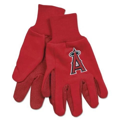 Los Angeles Angels Two Tone Adult Size Gloves [NEW] NFL Work Hands Scarf Hat Cover