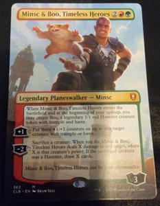 Juego de cartas mágicas sin fronteras BfBG de Minsc & Boo, héroes atemporales # 363 - Imagen 1 de 1