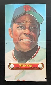1972 Topps Poster Willie Mays HOF From Set Of 24 San Francisco Giants RARE - Picture 1 of 7