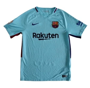 BARCELONA FC 2017/18 Nike Away Football Shirt M Mens Vintage Soccer Jersey - Picture 1 of 13