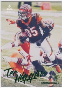 Tee Higgins 2020 Chronicles Luminance Football Teal RC #214-Cincinnati Bengals - Picture 1 of 1