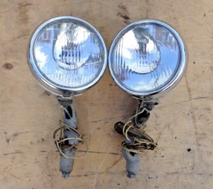 1930's 1940's B-L-C PASSING / DRIVING LIGHTS Original Vintage Accessory pair - Picture 1 of 24
