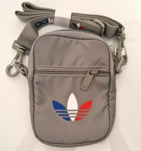 Adidas Adicolor Classic Festival Bag/Cross Body Adjustable Strap Bag Grey - Picture 1 of 3