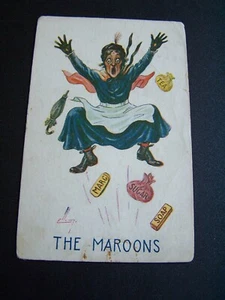 Ellam Vintage Postcard The Maroons Woman Jumping Up 1919 - Picture 1 of 2