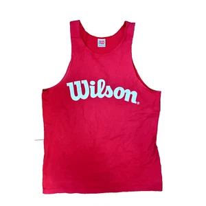 Vintage 80s Wilson Tank Top Large - Picture 1 of 6