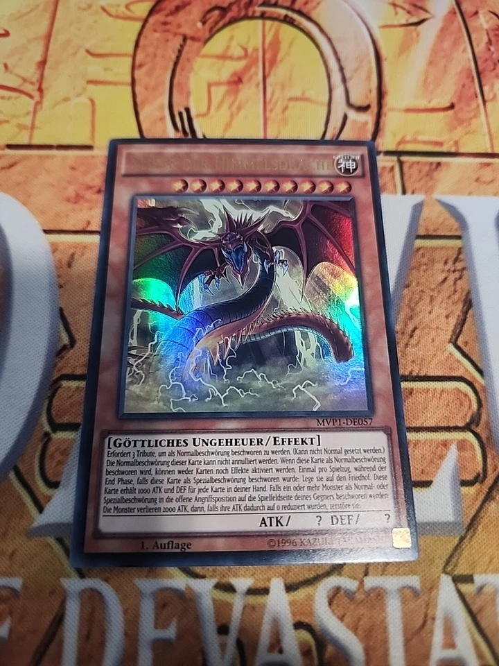 GERMAN Slifer the Sky Dragon - MVP1-EN057 - Ultra Rare - 1st Edition NM - Image 1 of 1