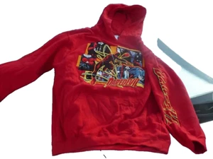 Vintage DAREDEVIL Mad Engine MARVEL Youth Hooded Sweatshirt L (16/18) NEW w/TAGS - Picture 1 of 8