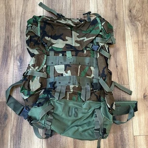 US Military M81 Woodland Camouflage Combat Field Pack Large w Internal Frame NOS - Picture 1 of 14