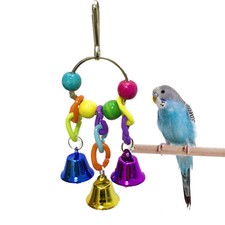 Bird Swing Hanging Toy Climbing Ringing Bells Toys Pet Exercise Training Toy