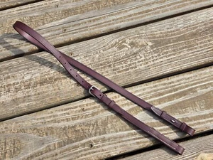 Devoucoux Brown English Dressage Double Bridle Bradoon Hanger~Size SMALL 35"-40" - Picture 1 of 8