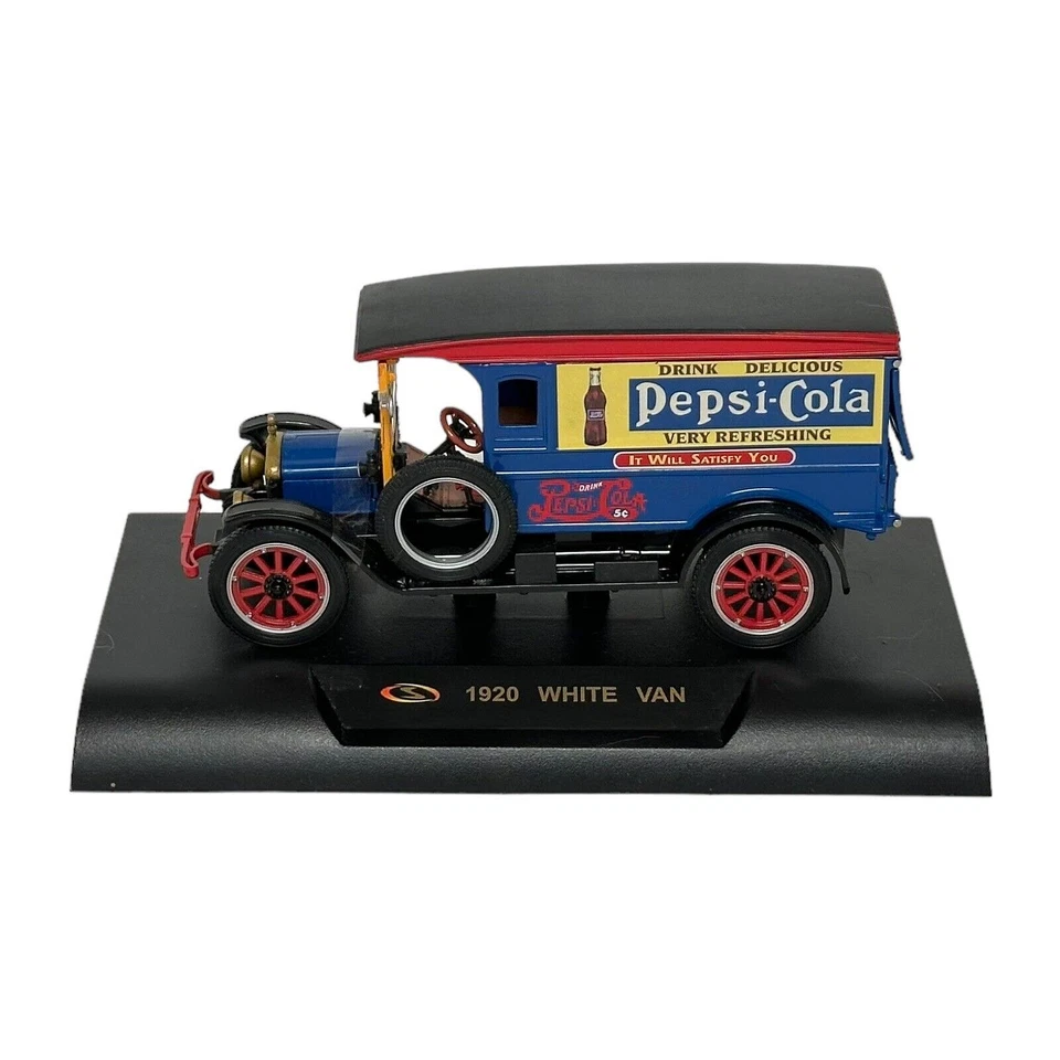 MODELOS FIRMA 1920 FURGONETA BLANCA PEPSI COLA FUNDIDA A PRESIÓN 1:32 Foto 1 de 3
