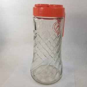 Vintage TANG Brand Glass Pitcher With Lid - Picture 1 of 13