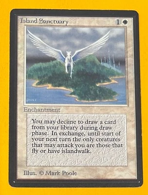 MTG ISLAND SANCTUARY Beta (OldManMTG 007-768) - Image 1 of 4