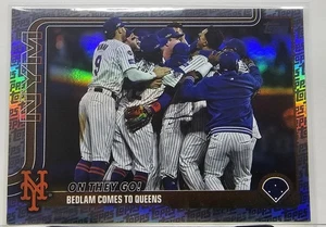 2025 Topps Series 2 Topps Border Foil #432 New York Mets Team Card On They Go! - Picture 1 of 1