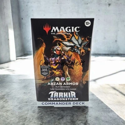 MTG Tarkir: Dragonstorm Commander Deck - Englisch - Abzan Armor - Bild 1 von 2