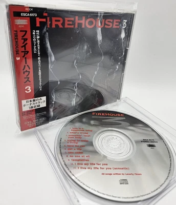 FIREHOUSE 3 JAPAN CD ESCA 6173 w/OBI Japan Only Bonustrack 11tracks 1995 - Image 1 of 4