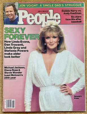 PEOPLE Magazine VTG Issue - April 11, 1983 w/ Linda Evans • Motown’s 25th Year - Image 1 of 4