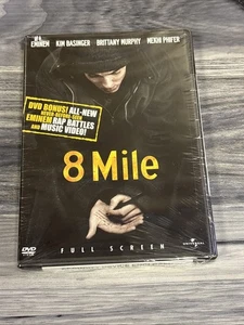 8 Mile (DVD, 2003) Full Screen Uncensored Bonus Materials Eminem Rap Battles New - Picture 1 of 9
