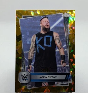 2025 Topps Chrome Sapphire WWE Kevin Owens Gold #91 43/50 | SMACKDOWN  - Picture 1 of 2