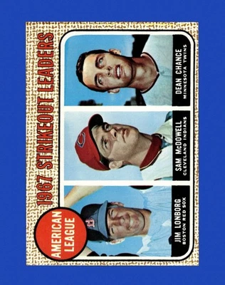1968 Topps Set-Break # 12 A.L. Strikeout Leaders NR-MINT *GMCARDS* - Image 1 of 2