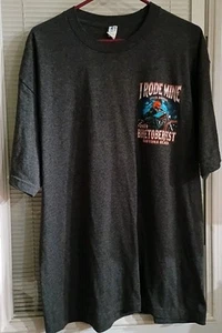 Biketoberfest Daytona Beach FL 2021 Mens XL Short Sleeve Double-Sided T Shirt - Picture 1 of 3