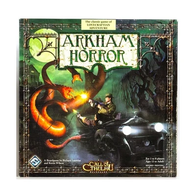 Juegos de mesa FFG Arkham Horror (edición revisada) con The Curse of the Dark Ph Fair/EX Foto 1 de 2