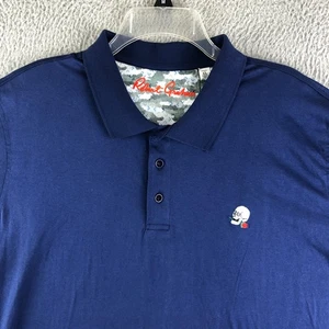 Neu mit Etikett Robert Graham Poloshirt Herren XL blau Totenkopf Logo Stone Trail 2 klassische Passform - Bild 1 von 13