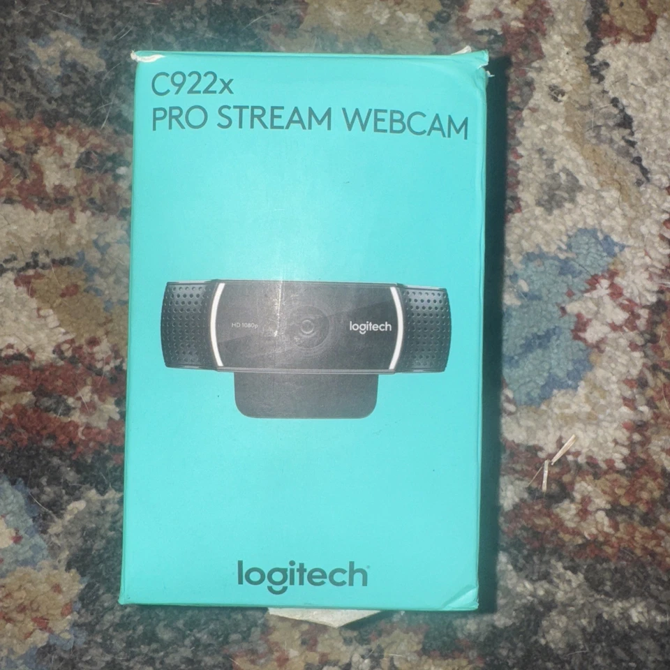 Logitech C922 Pro Stream 1080p HD Webcamera - Black Tested Works - Image 1 of 1