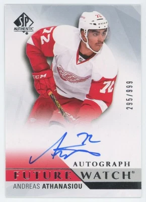 2015-16 SP AUTHENTIC Andreas Athanasiou FUTURE WATCH AUTO RC ROOKIE /999 - Image 1 of 2