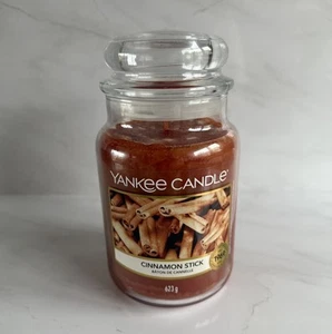 Yankee Candle Cinnamon Stick Original Large Jar Candle 623g New Unlit - Picture 1 of 5