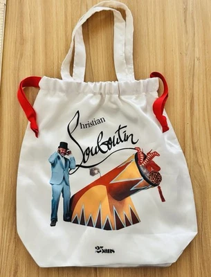 Christian Louboutin 25th anniversary drawstring bag - Image 1 of 4