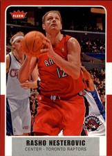 2007-08 Fleer Toronto Raptors Basketball Card #19 Radoslav Nesterovic