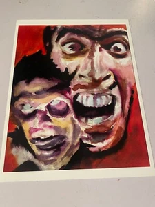ashley williams bruce campbell evildead horror movie art print 8x10 evil dead - Picture 1 of 2