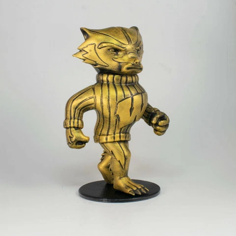 Collectible Bucky Badger University of Wisconsin-Madison Mascot in bronze finish Cover
