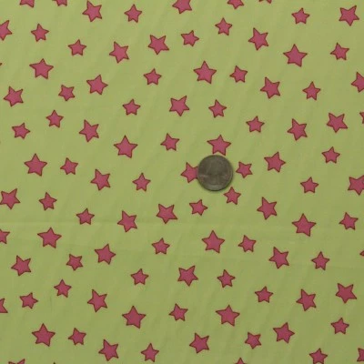 TELA MULTIUSOS BRAEMORE NURSERY STARS PRIMAVERA VERDE ROSA POR YARDA 54"W Foto 1 de 4