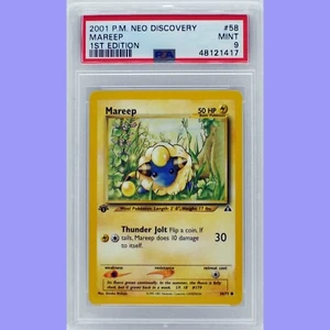 Pokémon 1a Edición Marep 58/75 Neo Discovery PSA 9 COMO NUEVO - Imagen 1 de 4
