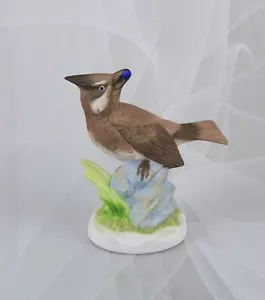 Hutschenreuther Figur "Seidenschwanz mit Beere" Vogel Figurine Biskuitporzellan - Bild 1 von 5