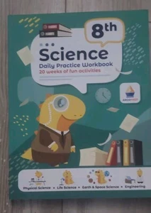 8th Grade Science: Daily Practice Workbook 20 Weeks of Fun Activities (Physical, - Picture 1 of 6