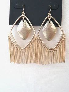 CATHERINE MALANDRINO GOLD TASSEL EARRINGS - Picture 1 of 1