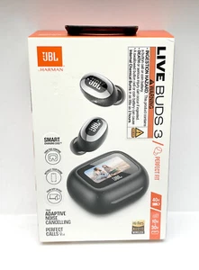 JBL Live Buds 3 Earbuds (True Adaptive Noise Cancelling) (NISB) - Picture 1 of 2