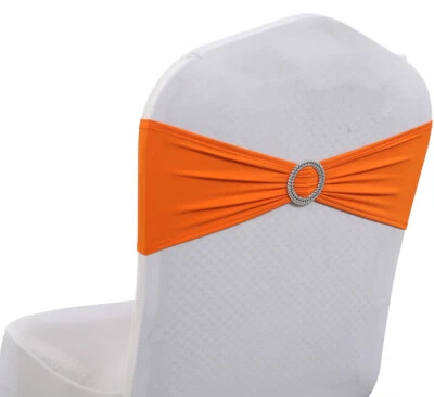 100 fajas elásticas para silla de spandex lazos decoración de bodas fiestas - ENVÍO GRATUITO Foto 1 de 4