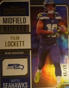 Autograph Tyler Lockett Midfield Ticket /50 Seahawks  - Picture 1 of 7
