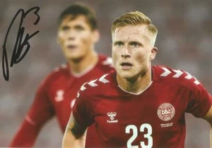 DENMARK & BIRMINGHAM: KRISTIAN PEDERSEN SIGNED 6x4 ACTION PHOTO+COA - Picture 1 of 1